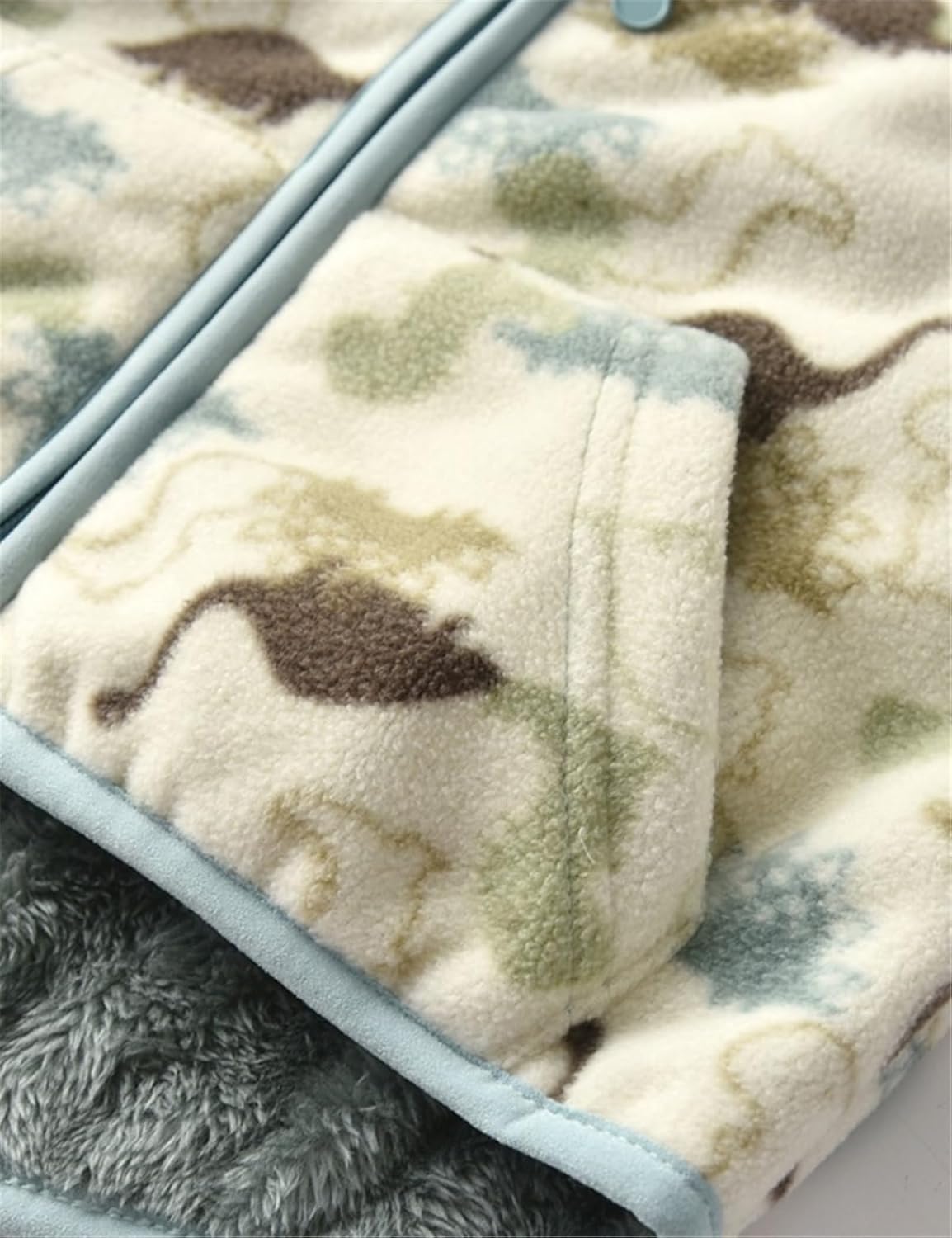 Toddler Printed Polar Fleece hooded Jacket Baby Boys Girls Kids Winter Warm Spring Autumn Outerwear Soft Lightweight