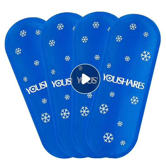 4 Pcs Small Breastmilk Ice Packs for Breastmilk Storage, Gel Ice Packs for Breast Milk Keeps Breast Milk Fresh, Perfect for Cooling Milk, Camping, Picnics, Lunchboxes or Injury Relief