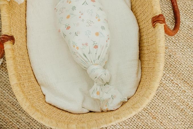 Copper Pearl Baby Swaddle Blanket - Premium Knit Baby Blanket, Large Soft Stretchy Receiving Blankets for Baby Boy and Girl, Swaddles for Newborn, Infant, and Toddler (Mabel)
