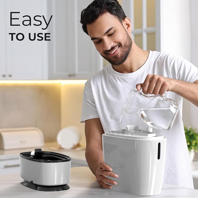 Everlasting Comfort 6L Humidifiers for Bedroom, Quiet 50HR Runtime No-Filter Supersized Cool Mist Humidifier Large Room for Whole House, Plants, Baby Nursery, Allergies, Dry Skin, Congestion, Indoor