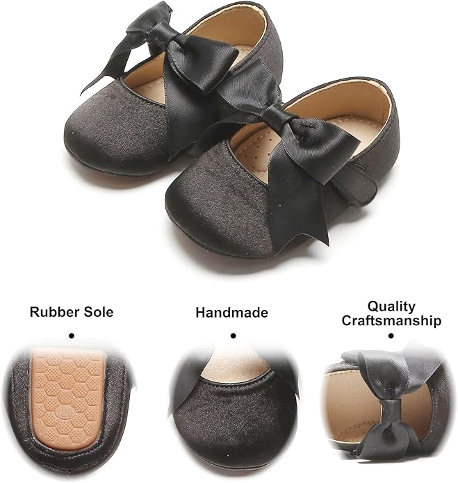 Soft Sole Baby Shoes - Infant Baby Walking Shoes Moccasins Rubber Sole Crib Shoes