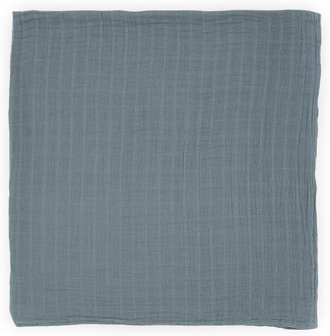 Little Unicorn Premium Cotton Swaddle Baby Blanket | Breathable Fabric | for swaddling, Play, Nursing & More (Sea)