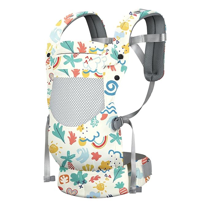 Infant Baby Front Carrier, Toddler Body Carrier, 7-66 Lbs Ergonomic Design, Lumbar Support, Lightweight Baby Chest Carriers (3-36 Months)