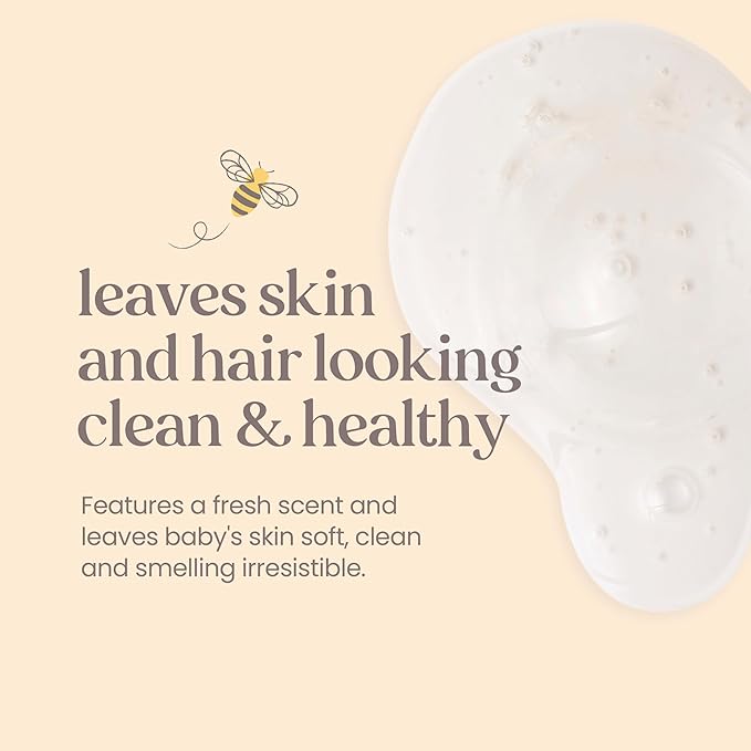 Baby Shampoo & Wash, Burt's Bees Tear Free Soap, Baby Care, Original, 21 Ounce (Packaging May Vary)