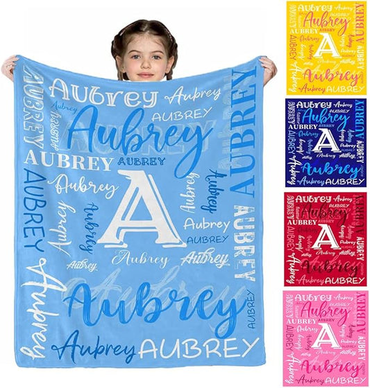 Personalized Baby Blankets for Girls, Gift for Daughter Congratulations Gift Personalized Baby Blanket Little Girls Blanket