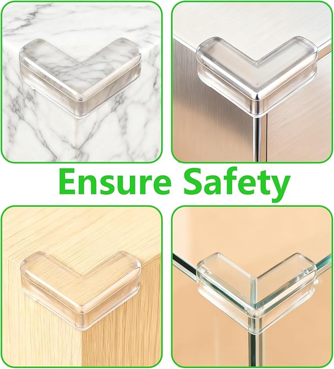 Baby Corner Protector Corner Protector Baby Furniture Corner Protection Transparent Cover Sharp Furniture and Table Top Edges with Adhesive 16 Pack(L-Shaped)