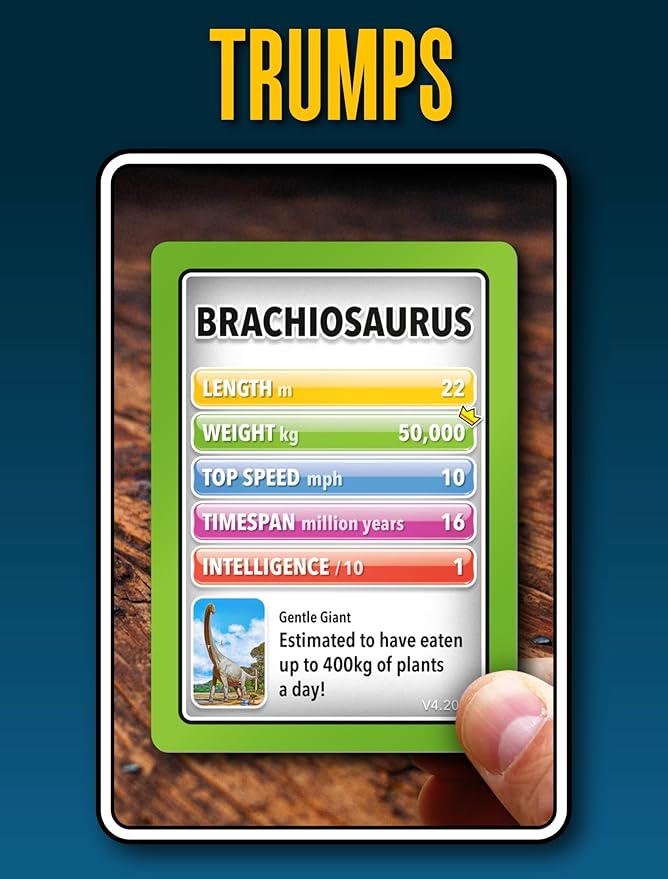 DINOSAURS Card Game - Matching Pairs, Snap, Trumps, Rummy, Happy Families (7 Games To Play) | Travel Game, Gift, Stocking Stuffer | for Adults, Kids, Boys, Girls | Age 5+, 1-8 Players