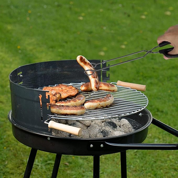 10" 12" 16" Stainless Steel Kitchen Tongs Set, Non-Slip Comfortable Grip Scissor Tongs for Cooking, Grilling & Serving, Set of 3