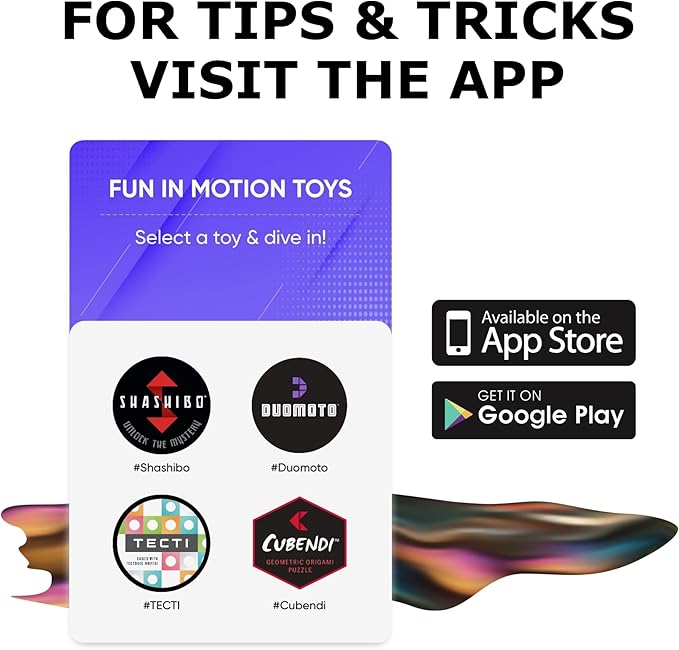 SHASHIBO Shape Shifting Box - Award-Winning Fidget Toy w/ 36 Rare Earth Magnets - Fidget Cube Transforms Into Over 70 Shapes, Sensory Toy Gift for Kids, Teens, and Adults (Tales of Ovirnia)