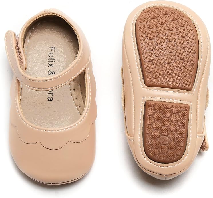 Soft Sole Baby Shoes - Infant Baby Walking Shoes Moccasins Rubber Sole Crib Shoes