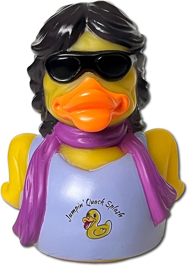 CelebriDucks - Jumpin' Quack Splash - The Floating Stones - Floating Rubber Ducks - Collectible Bath Toy Gift for Kids & Adults of All Ages