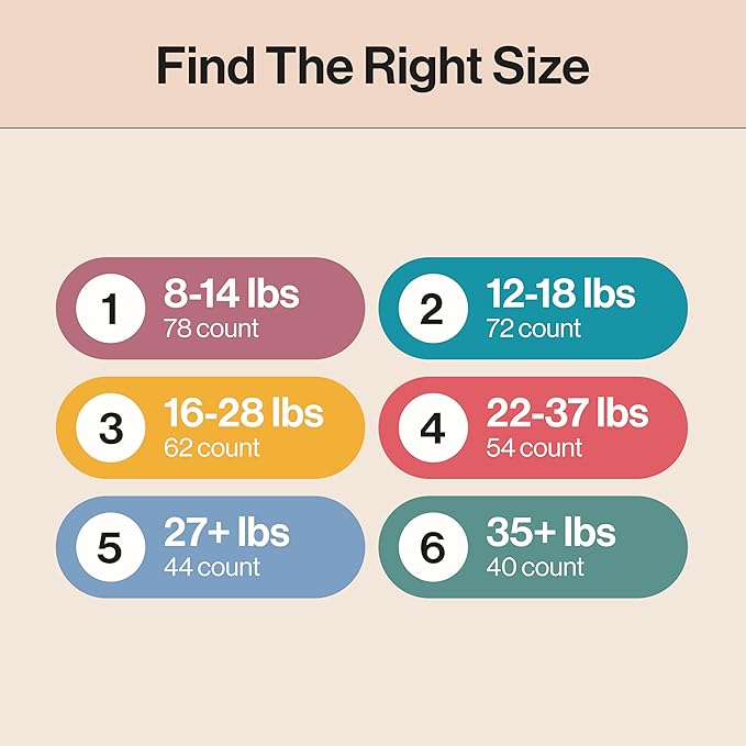 The Honest Company Clean Conscious Diapers for Delicate Skin | Up to 100% Leakproof | Hypoallergenic, Fragrance Free | Fall '25 Limited Edition Prints | Club Box, Size 2 (12-18 lbs), 72 Count