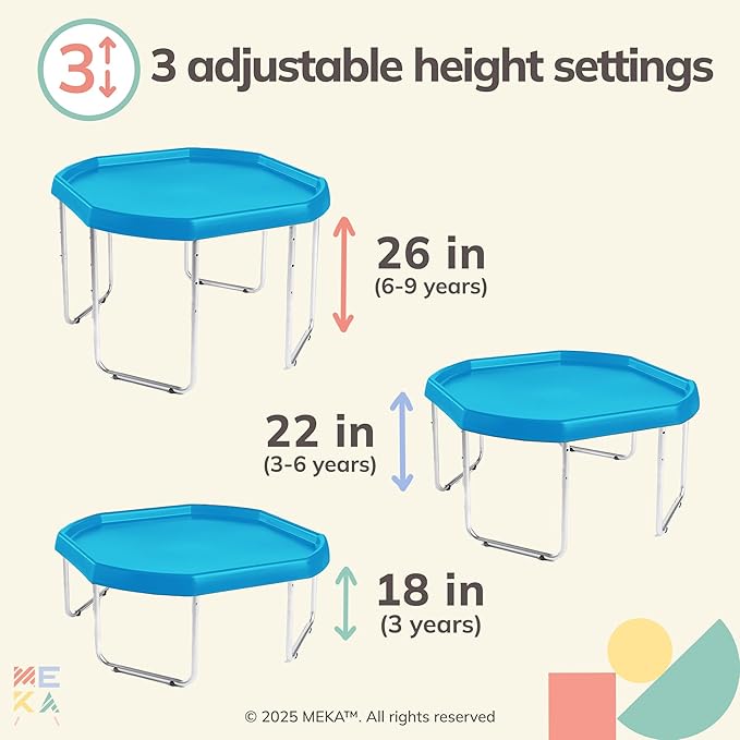 MEKA Tuff Tray Set for Sensory Play