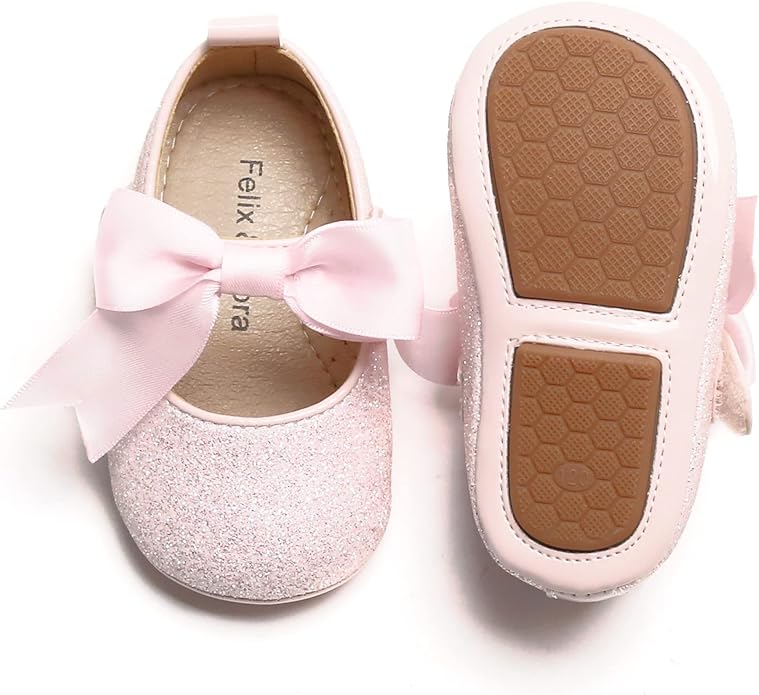 Soft Sole Baby Shoes - Infant Baby Walking Shoes Moccasins Rubber Sole Crib Shoes
