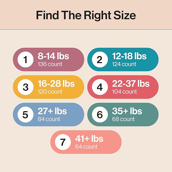 The Honest Company Clean Conscious Diapers for Delicate Skin, Up to 100% Leakproof Hypoallergenic Fragrance-Free Baby Diapers, Gender Neutral Prints, Super Club Box, Size 7 (41+ lbs), 64 Count