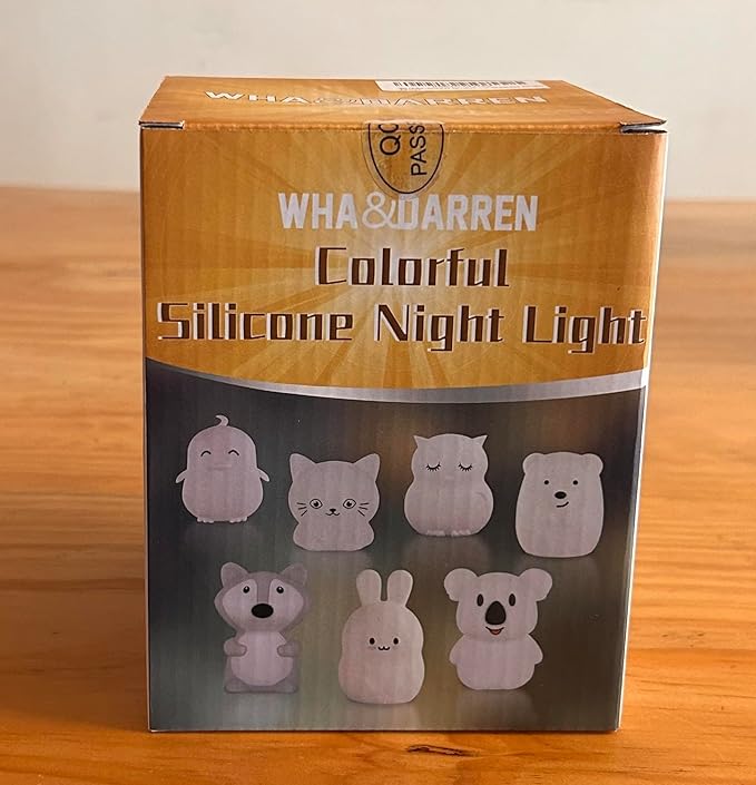 WHA&DARREN Large Unicorn Night Light for Kids,Cute Baby Night Light, Silicone Bedside Lamp,Sleep LED Lights, Eye Caring, Adjustable Brightness & Color, Time Setting, Touch Control & Remote Control