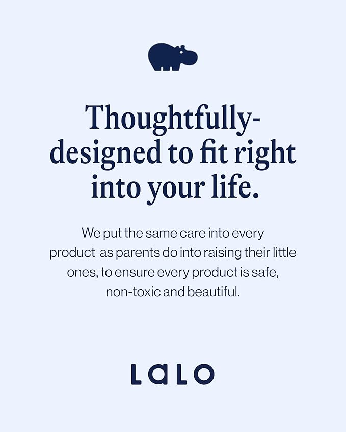 Lalo Bath Rinse Cup - Handle for Easy Grip, Tear-Free Baby Bathing, Flexible Lip, Non-Toxic, Soft Edge, Lightweight Bath Cup For Rinsing Hair and Body - Sage