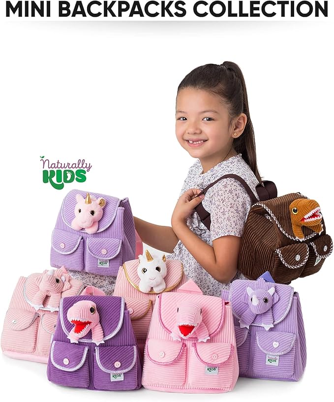 Pink Unicorn Mini Backpack for Kids, Mini Backpack for Toddler Girls, Gift for 2 3 4 5 Year Old Girl Boy