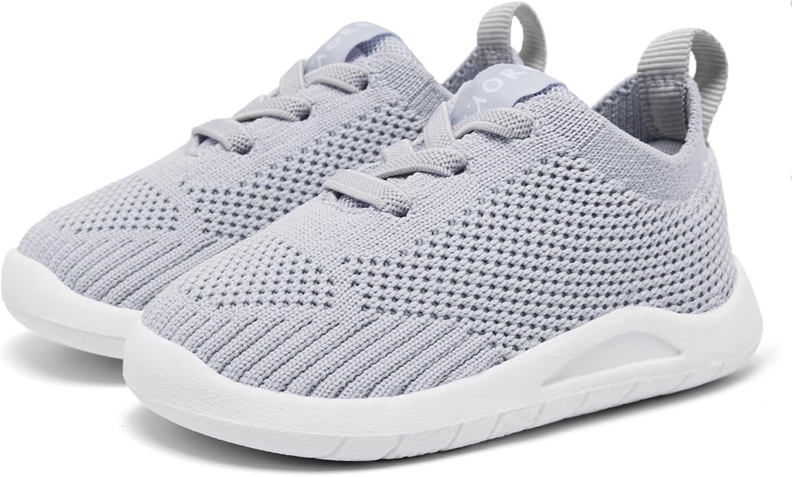 MORENDL Toddler Shoes Baby Walking Sock Shoes Infant Sneakers 0-4 Years Boy Girl Barefoot Tennis Shoe Non-Slip Brethable