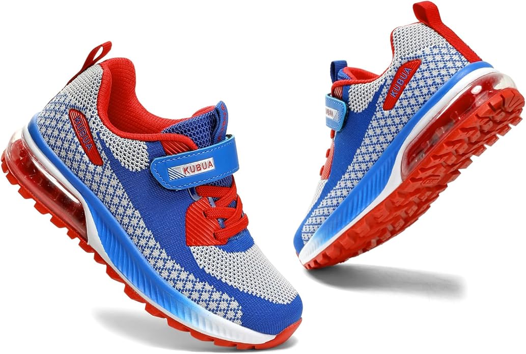 KUBUA Kids Sneakers for Boys Girls Running Tennis Shoes Lightweight Breathable Sport Athletic