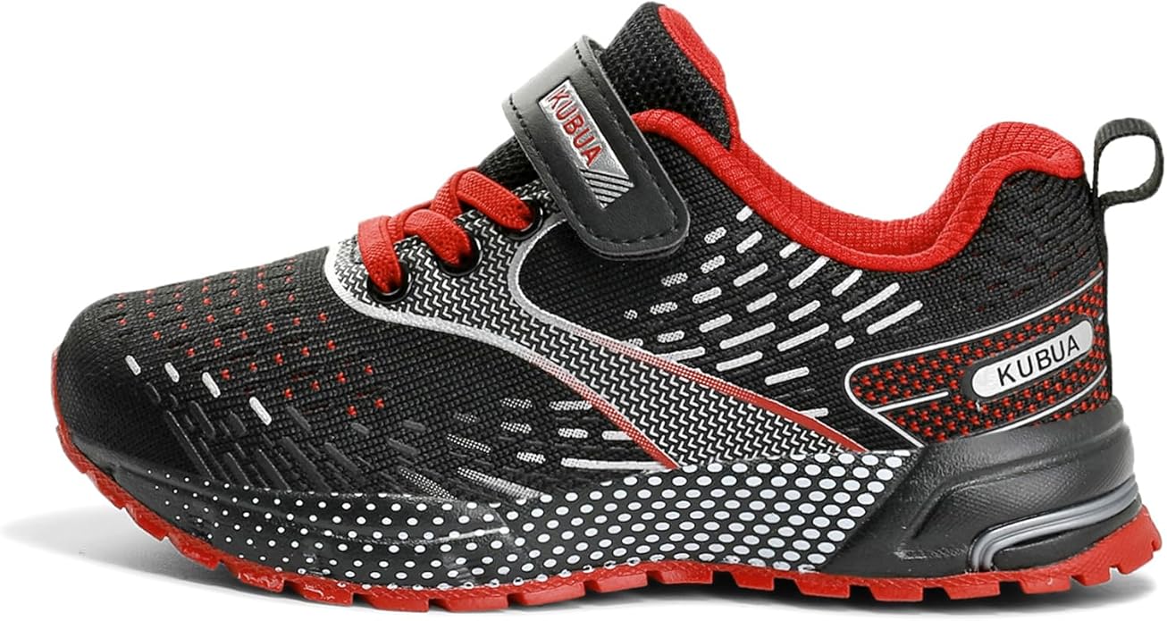 KUBUA Kids Sneakers for Boys Girls Running Tennis Shoes Lightweight Breathable Sport Athletic