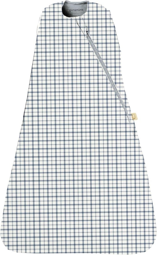 GUNAMUNA Swaddle Wrap for Newborns – Arms In or Out, Easy Diaper Changes with WONDERZiP, Soft Sleep Sack, 1.0 TOG