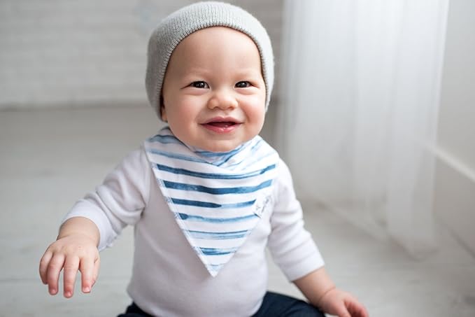 Copper Pearl 6 Pack Soft Cotton Baby Bibs for Drooling and Teething, Absorbent Drool Bibs for Baby Boy, Adjustable to Fit Newborns to Toddlers, Tons of Styles (Rider Set)