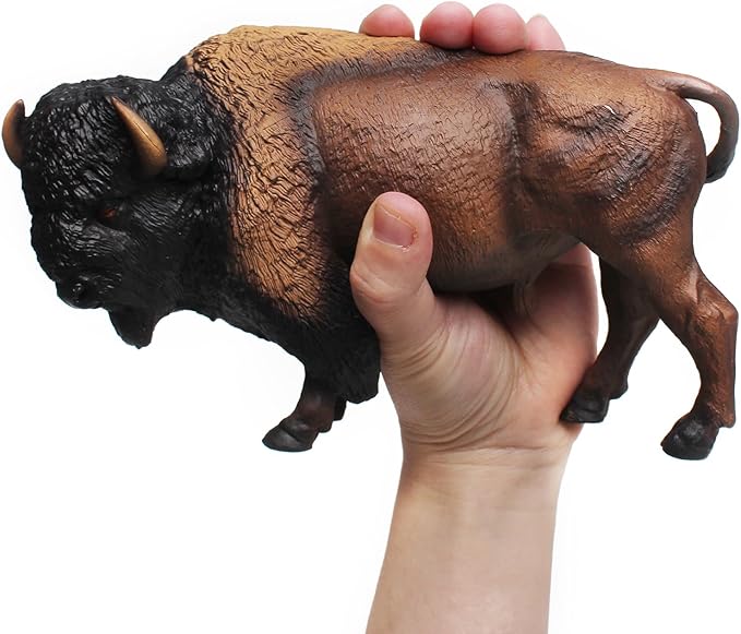 Bull Toys Playset: 8pc Longhorn, Cows, Horses & Antelope Figures for Kids' Parties & Toddlers Collection