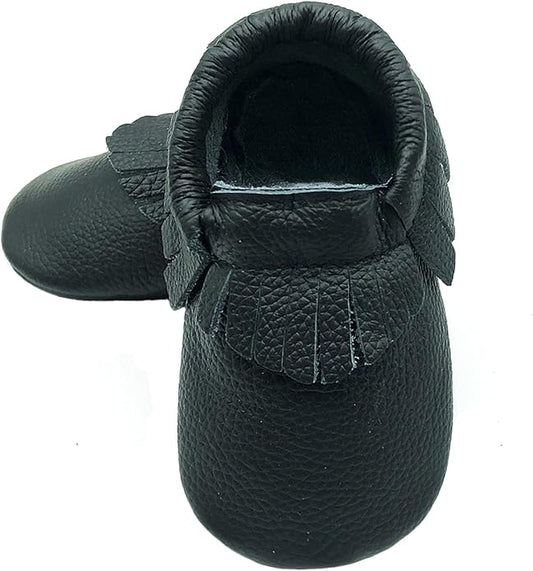 OWLOWLA Baby Moccasins Soft Sole Leather Baby Shoes Infant Toddler Pre-Walker Shoes Baby Boy Girl