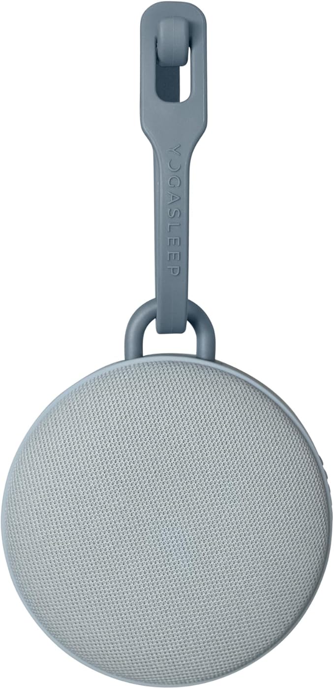 Yogasleep Hushh 2 Portable Sound Machine for Baby & Kids, New Reinforced Clip, Backlit Buttons, Night Light, 6 Soothing Natural Sounds, Easy to Use Timer, Volume Control, Toddler Lock, Noise Canceling