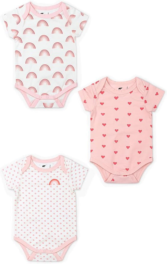 MONICA + ANDY Baby Organic Short Sleeve Jack + Jill Bodysuit