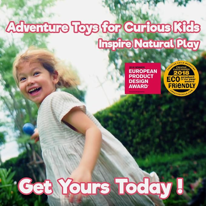 Taksa Toys Wooden Animal Figures Locomo Family III for Nature-Loving Kids, Trigger Boys Girls Creativity, Sensory Outdoor Toys for Ages 3 4 5 6 7+ Year Old, Waldorf Montessori Toy (Set of 5)