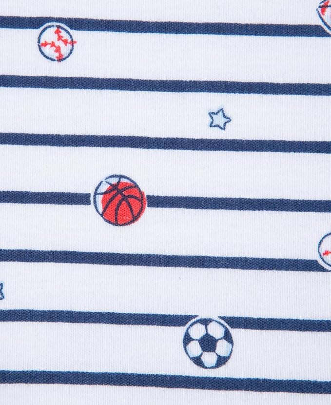 Little Me Clothes for Baby Boys' Sports Star Swaddling Receiving Blanket, 30 x 27 Inches