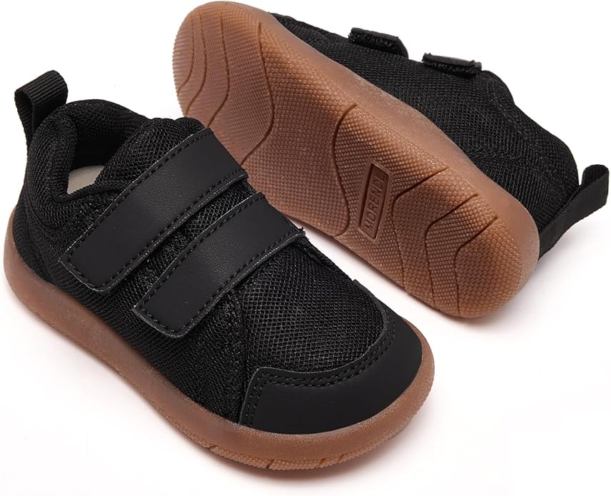 MORENDL Wide Toe Box Shoes Toddler Barefoot Shoes Baby Walking Shoe Boy Girl Non-Slip Zero Drop Minimalist Sneakers Comfort Tennis Outdoor Activities