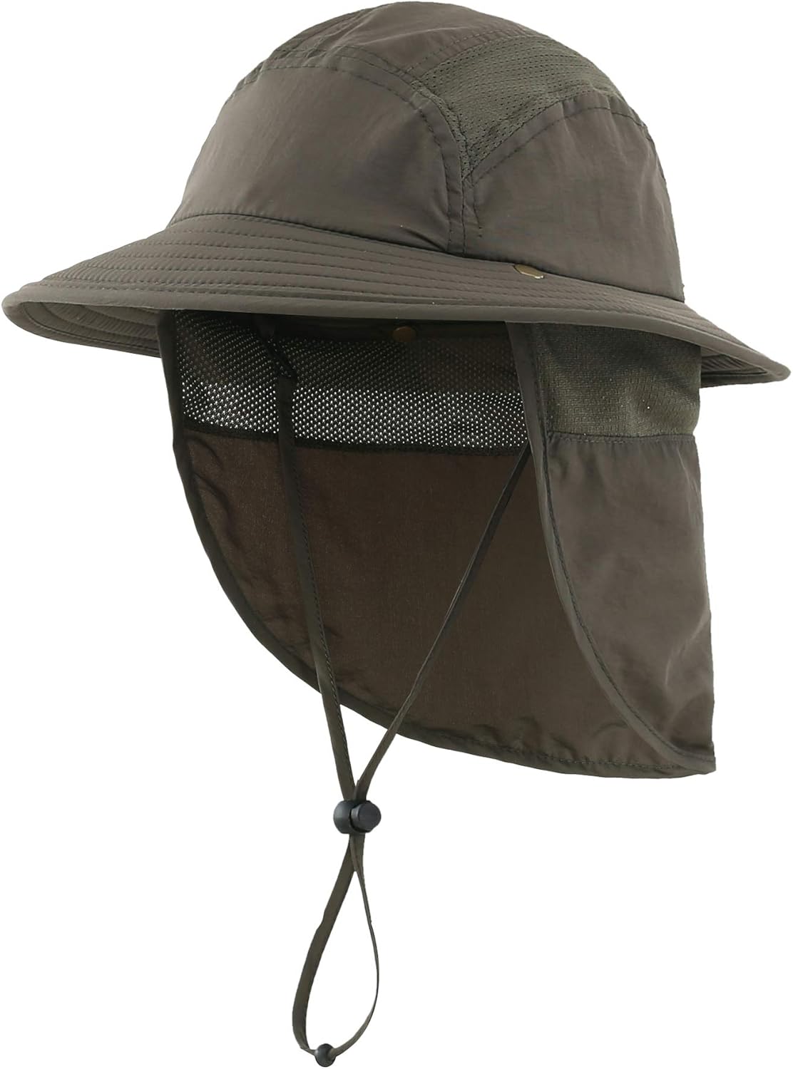 Home Prefer UPF 50+ Boys Sun Hat with Neck Flap Wide Brim Summer Beach Bucket Hat for Boys Girls Toddler Kids Safari Hat