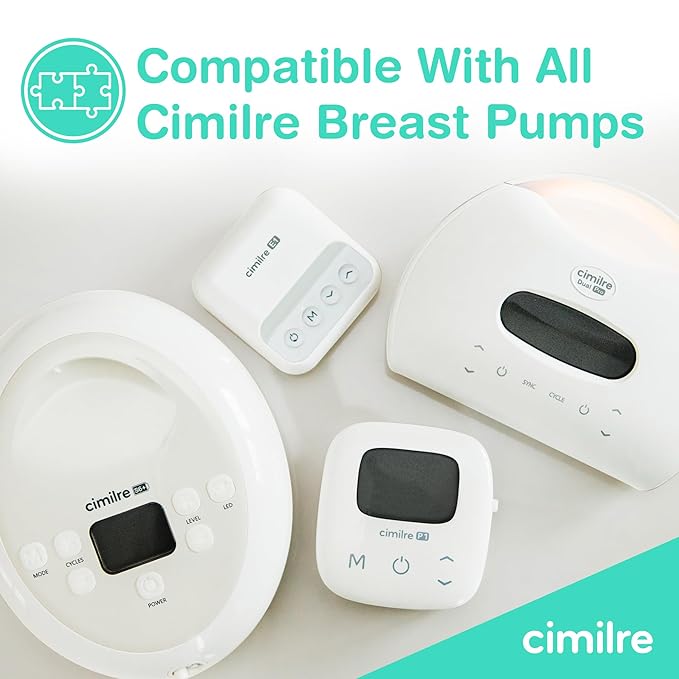 Cimilre 28MM Breast Milk Collection Kit, Double Pumping Breast Milk Collector Kit to Store Breast Milk, Includes Breast Shields, Valves, Backflow Protectors & Bottles