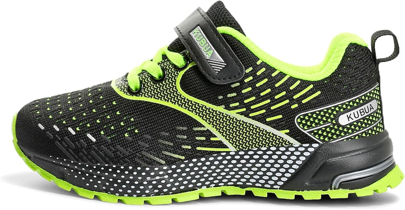 KUBUA Kids Sneakers for Boys Girls Running Tennis Shoes Lightweight Breathable Sport Athletic