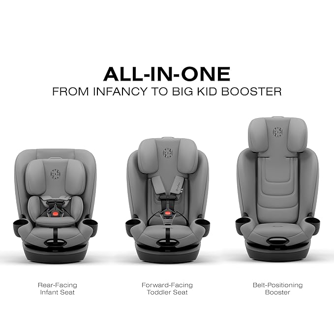 Callisto G 360 Select Rotating All-in-One Convertible Car Seat - Grey