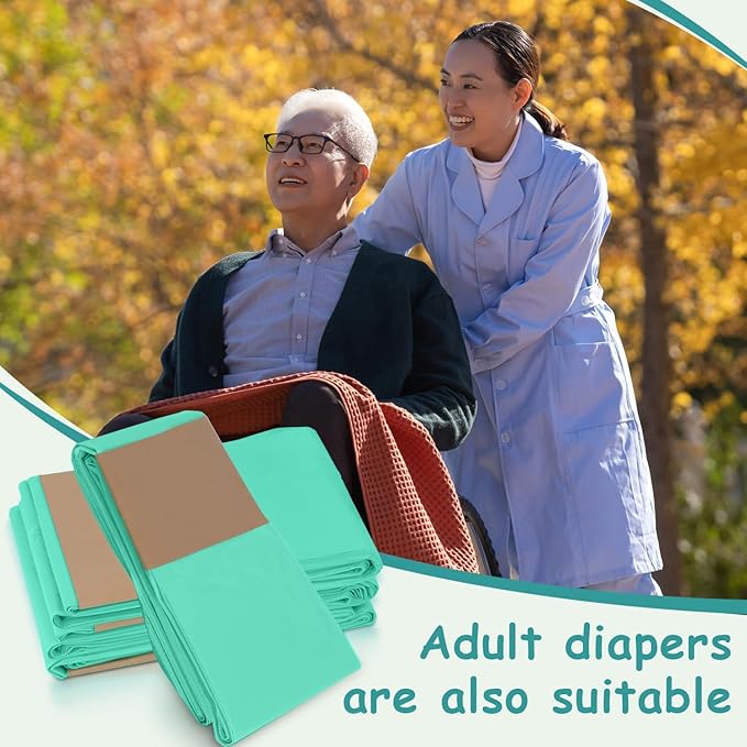 Refill Diaper Pail Bags Compatible with Dekor Classic Diaper Pails | 3 Pack | Diaper Pail Refills with Powerful Odor Elimination | Baby Powder Fragrance | Holds up to 1650 Diapers.