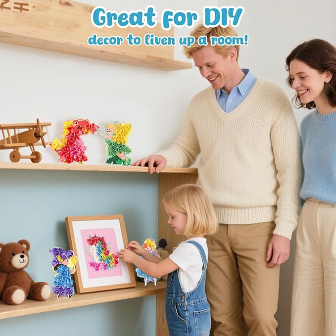 3 otters Poke in Art Poke in Art Kits for Girls Mermaid Gifts for Girls