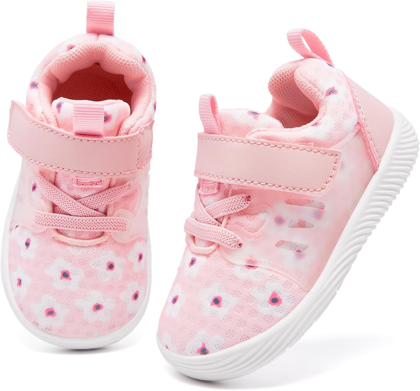 MORENDL Toddler Sneakers Baby Boys & Girls Barefoot Shoes Lightweight Breathable Walking Running Tennis Athletic Sport Shoes