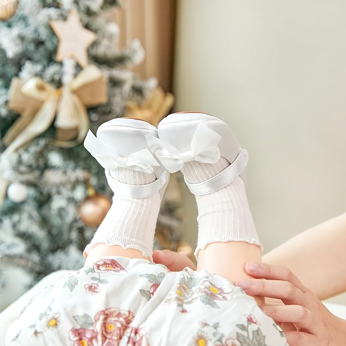 Soft Sole Baby Shoes - Infant Baby Walking Shoes Moccasins Rubber Sole Crib Shoes