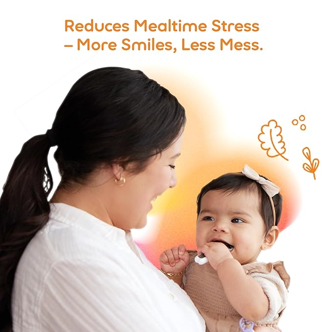 NumNum Baby Spoons Set, Baby Essentials Pre-Spoon GOOtensils for 6+ Months, First Stage Self-Feeding Spoons for Baby Led Weaning (BLW), Silicone Toddler Utensils, BPA-Free, 2 Pack Blue/Green