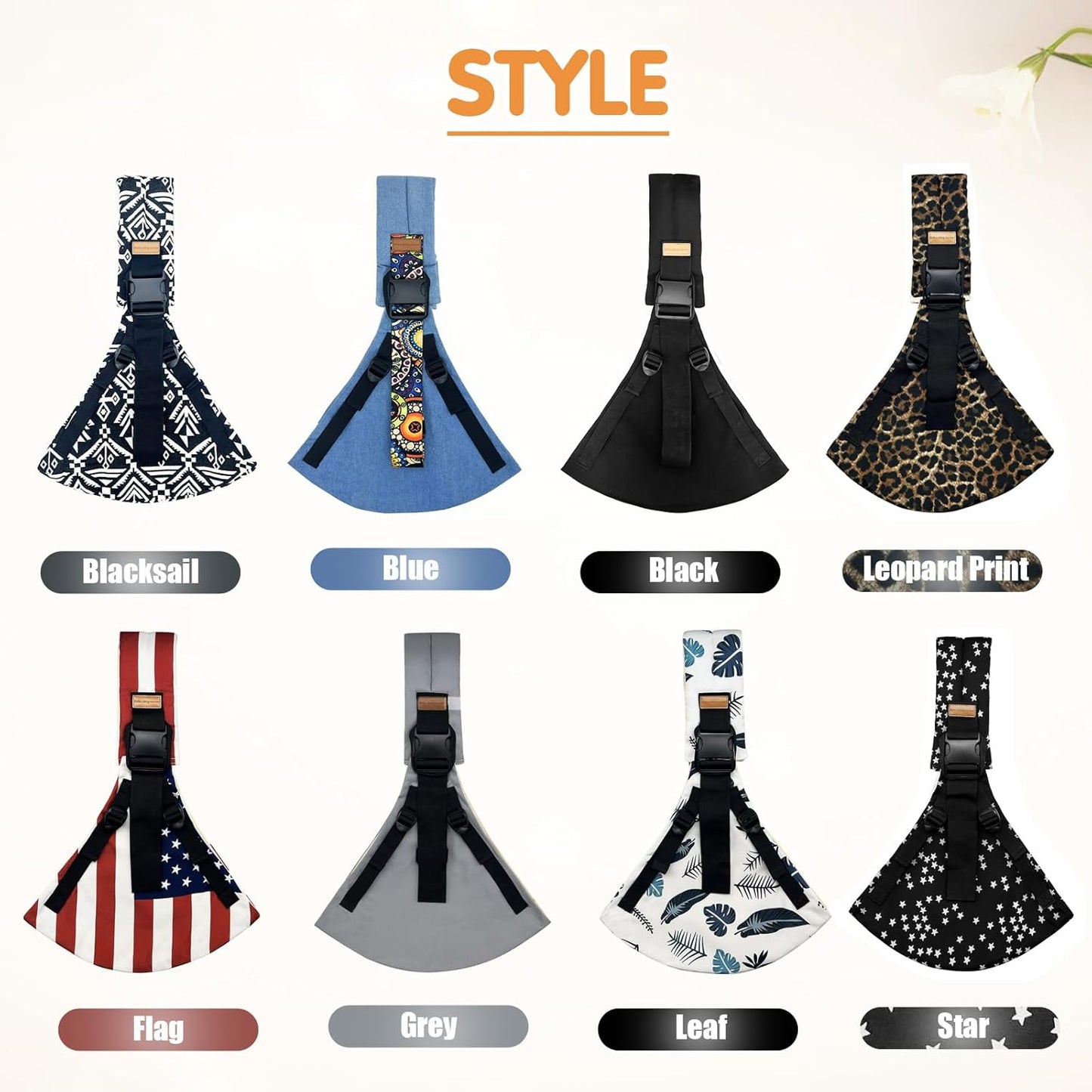 Baby Sling Carrier,Toddler Carrier,Upgraded 2025 Baby Sling with 4 Adjustable Straps(10-30lbs),Lightweight,Portable and One Size Fits All(Flag)