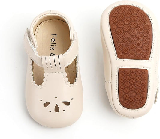 Soft Sole Baby Shoes - Infant Baby Walking Shoes Moccasins Rubber Sole Crib Shoes