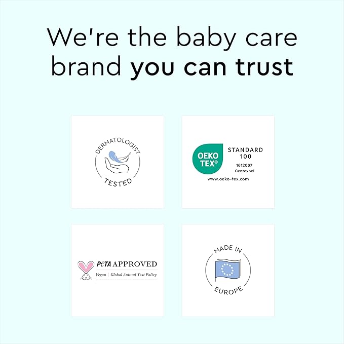 LILLYDOO Baby Diapers - Size 2 (9-18 lbs), Monthly Supply (204 Count), Leak Protection, Skin-Friendly, Ultrasoft, Perfume- & Chlorine-Free, Hypoallergenic, Dermatologist Tested, Oeko-TEX®