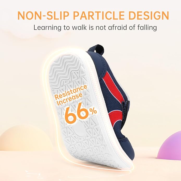 Toddler Wide Toe Box Barefoot Shoes Boys Girls Sneakers Kids Tennis Shoes Preschool Non Slip Lightweight Comfortable First Walking Shoes Running Outdoor Activities