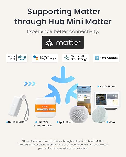 SwitchBot Bluetooth Hygrometer Thermometer 3 Pack with Hub, Smart Humidity Temperature Sensor with App Notifications, 394ft Bluetooth Range, Compatible with Alexa, Google Home, HomeKit