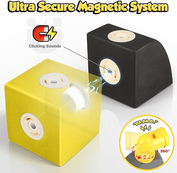 Joyfresh Foam Magnetic Blocks for Toddlers, 30pcs,Big Building Block for Kids 2 3 4 5 Years Old, Soft EVA Blocks Toys Gifts for Boys Girls