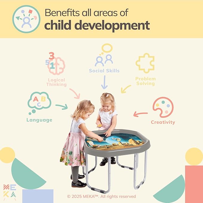 MEKA Tuff Tray Set for Sensory Play